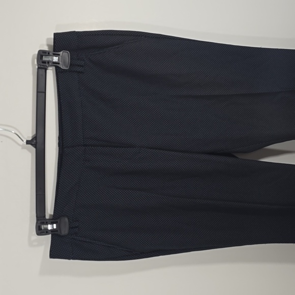 {New York & Co.} Womens Black Polka Dot Mid Rise Dress Pants - Size 10 - Picture 4 of 13